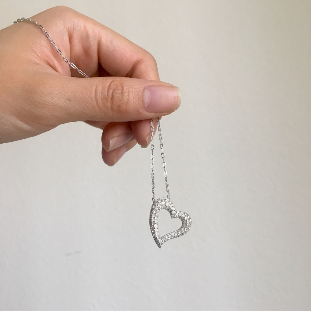 Swarovski heart pedant necklace✨