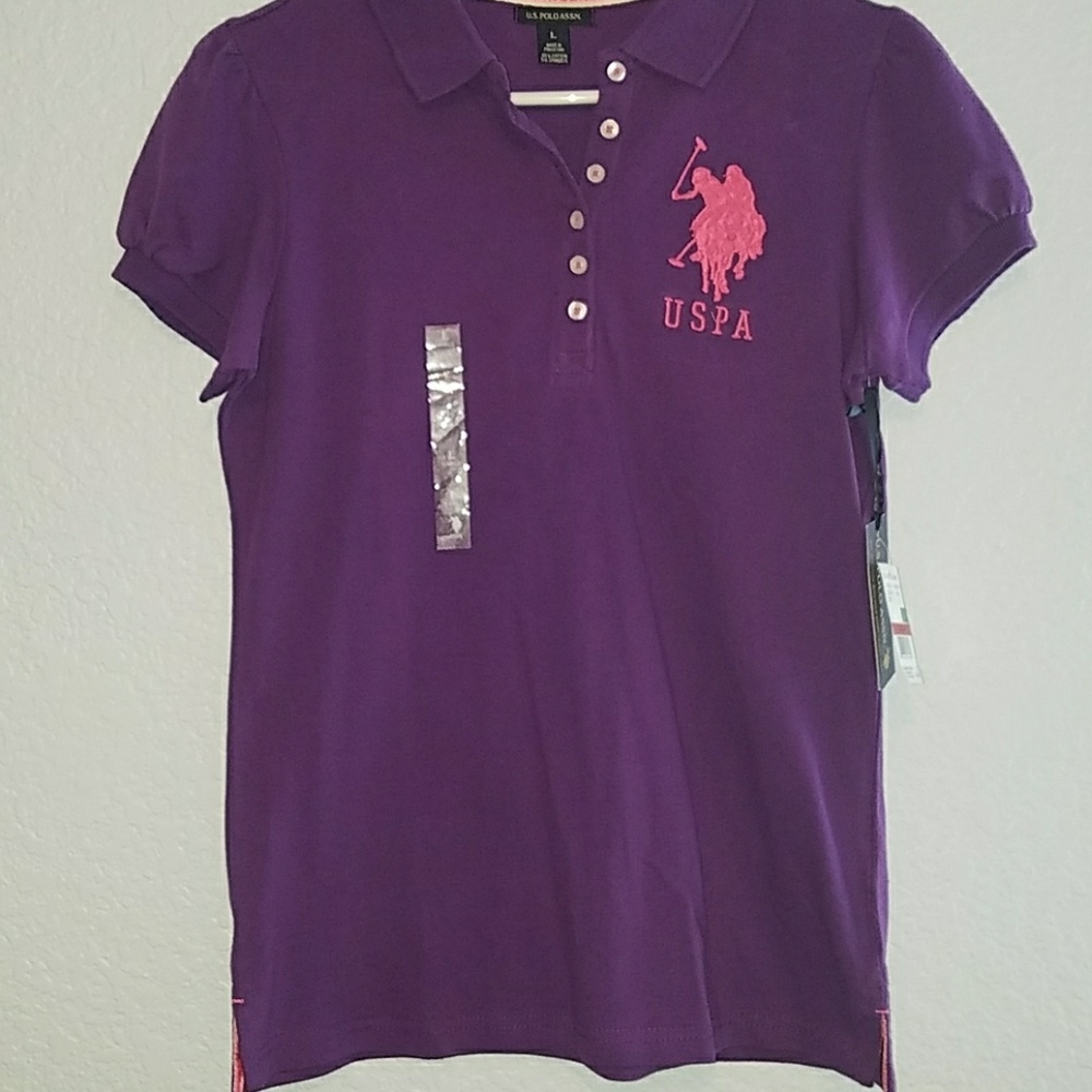 Purple Ralph Lauren top