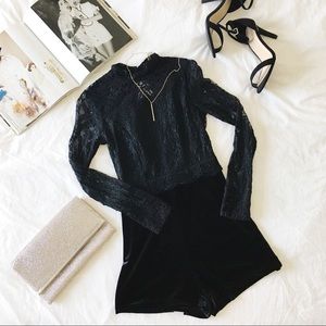 DIVIDED from H&M Open Back Lace Romper