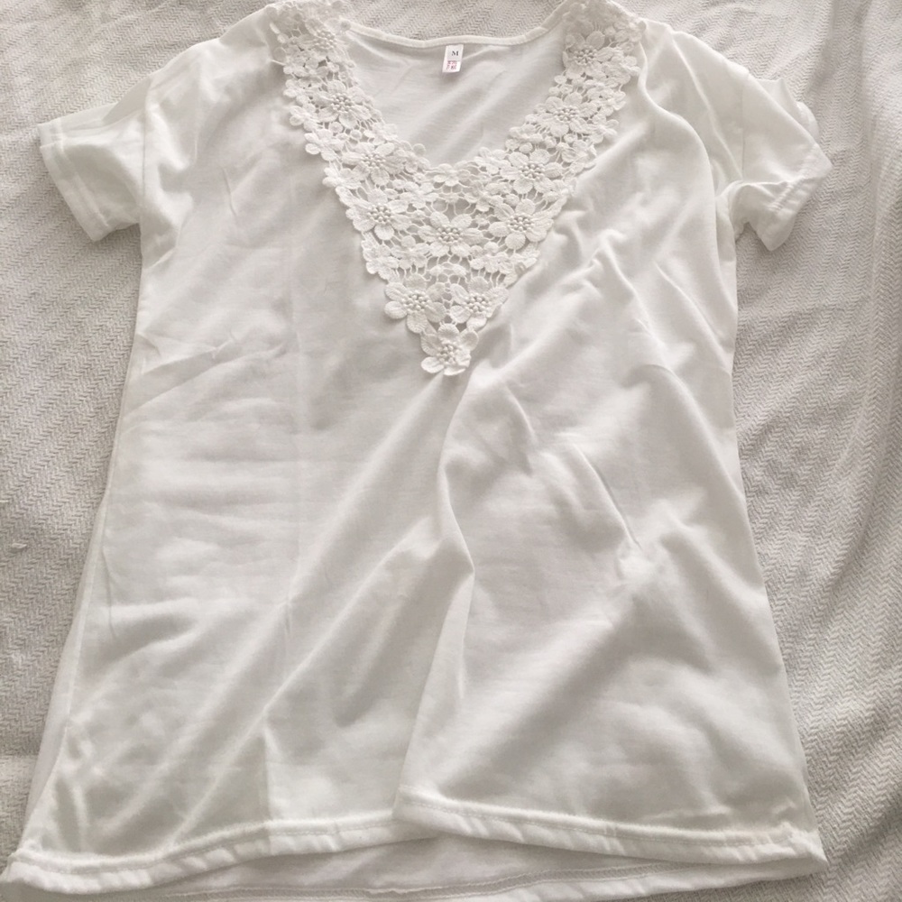 Lace front shirt