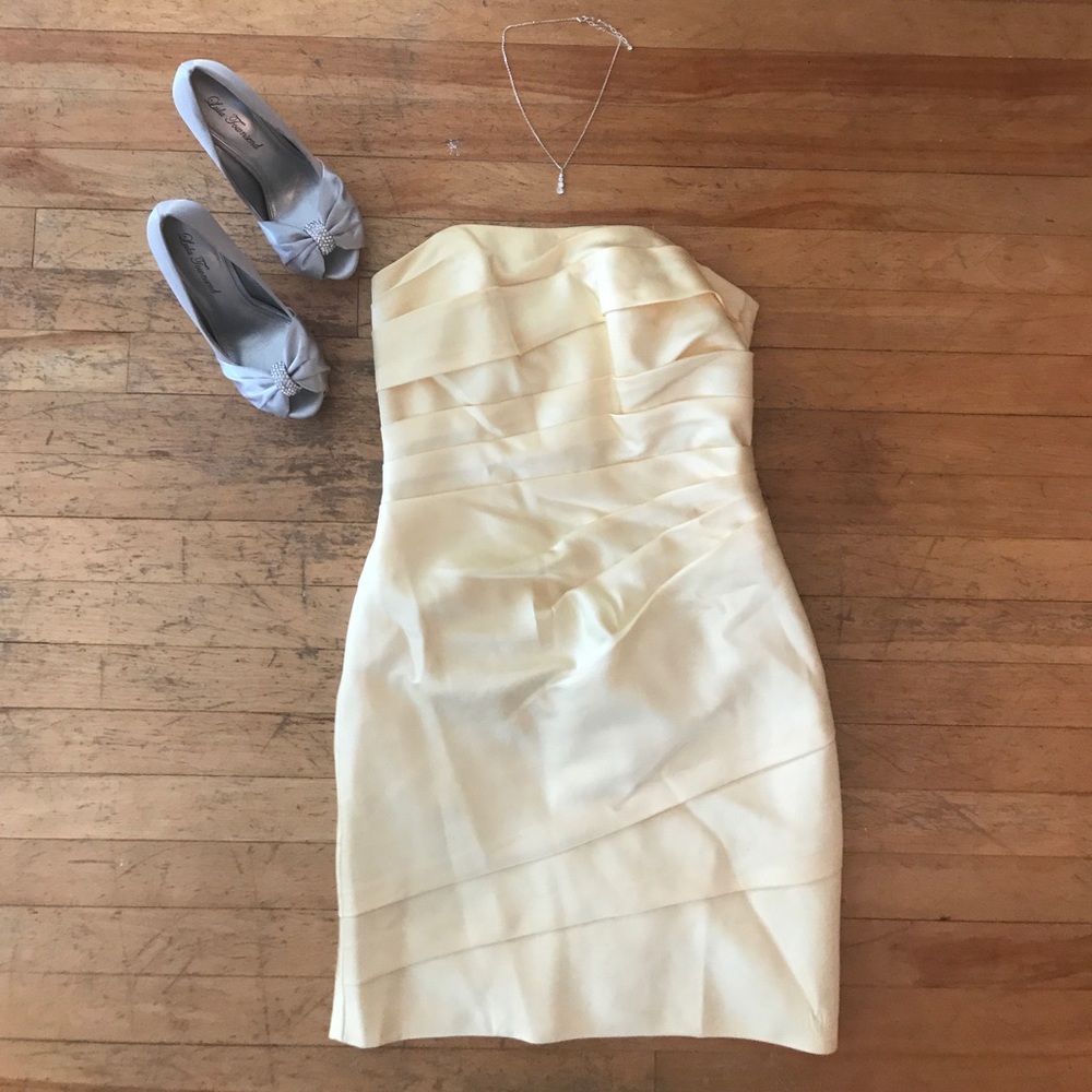 Davids Bridal Strapless Dress