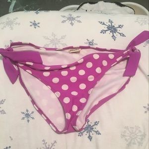 A two piece bikini swimsuit