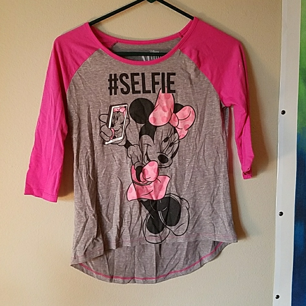 Girls Minnie Mouse T-shirt.  Size L.