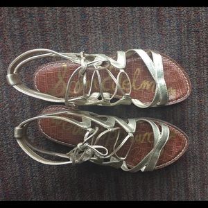 Sam Edelman sandals in pale gold