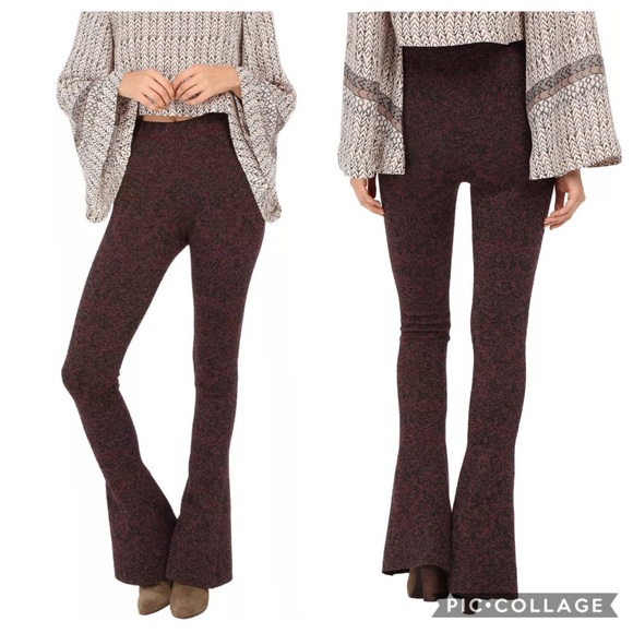 knit bell bottoms