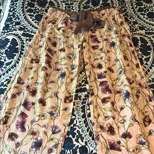 Victoria's Secret Flower Pajama Pants, size M