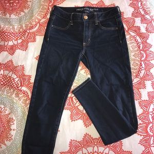 American Eagle super stretch dark wash skinny jean