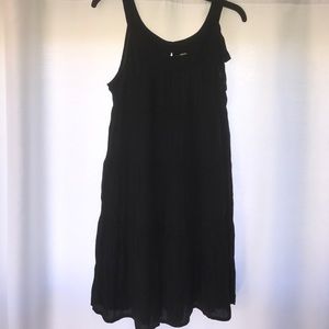 Black dress with bow tie