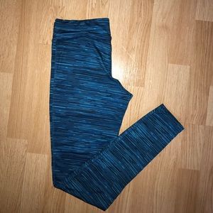 Champion Duo Dry Blue Stripped Leggings