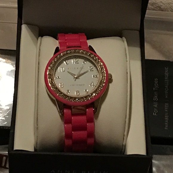 Anne Klein Accessories - NWT Anne Kline Pink Ceramic Watch