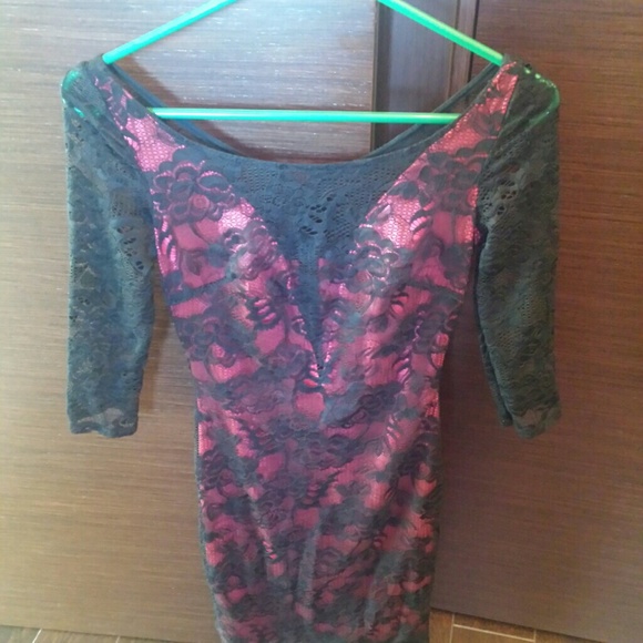 Evening Lace Dress - Picture 1 of 6