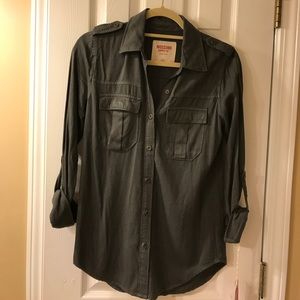 NWT: Military Button Down
