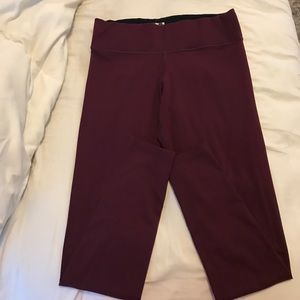 Maroon leggings from pink!