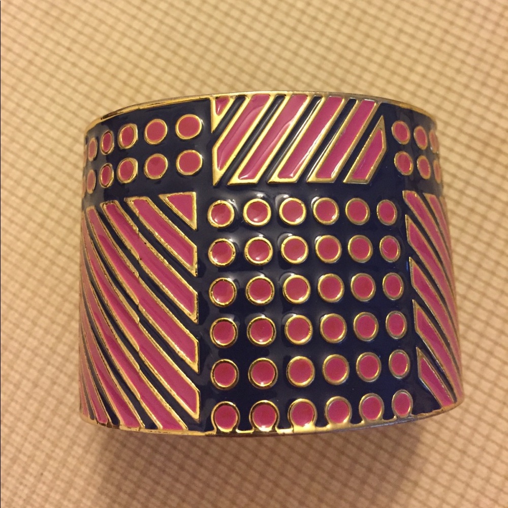 Banana republic gold/enamel cuff