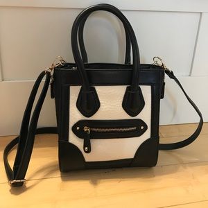 Cute black and white bag