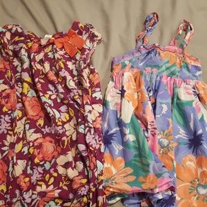 2 Pretty floral summer dresses 3t