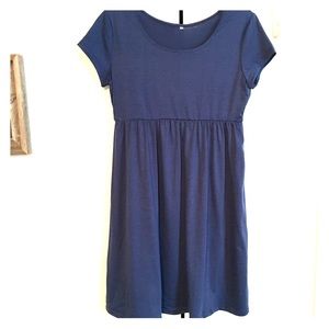 Pretty blue empire waist dress. Size M or 4