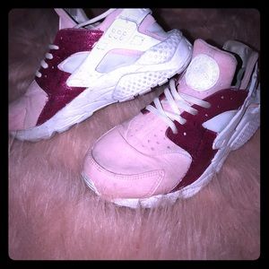 Costumized sparkly huaraches