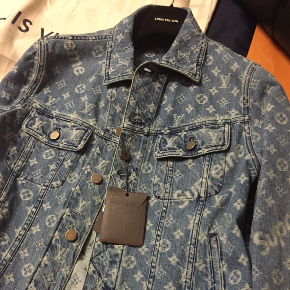 Supreme Louis Vuitton denim jacket NEW