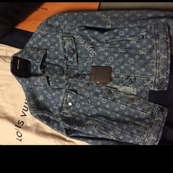 Supreme Louis Vuitton denim jacket NEW - Picture 2 of 3