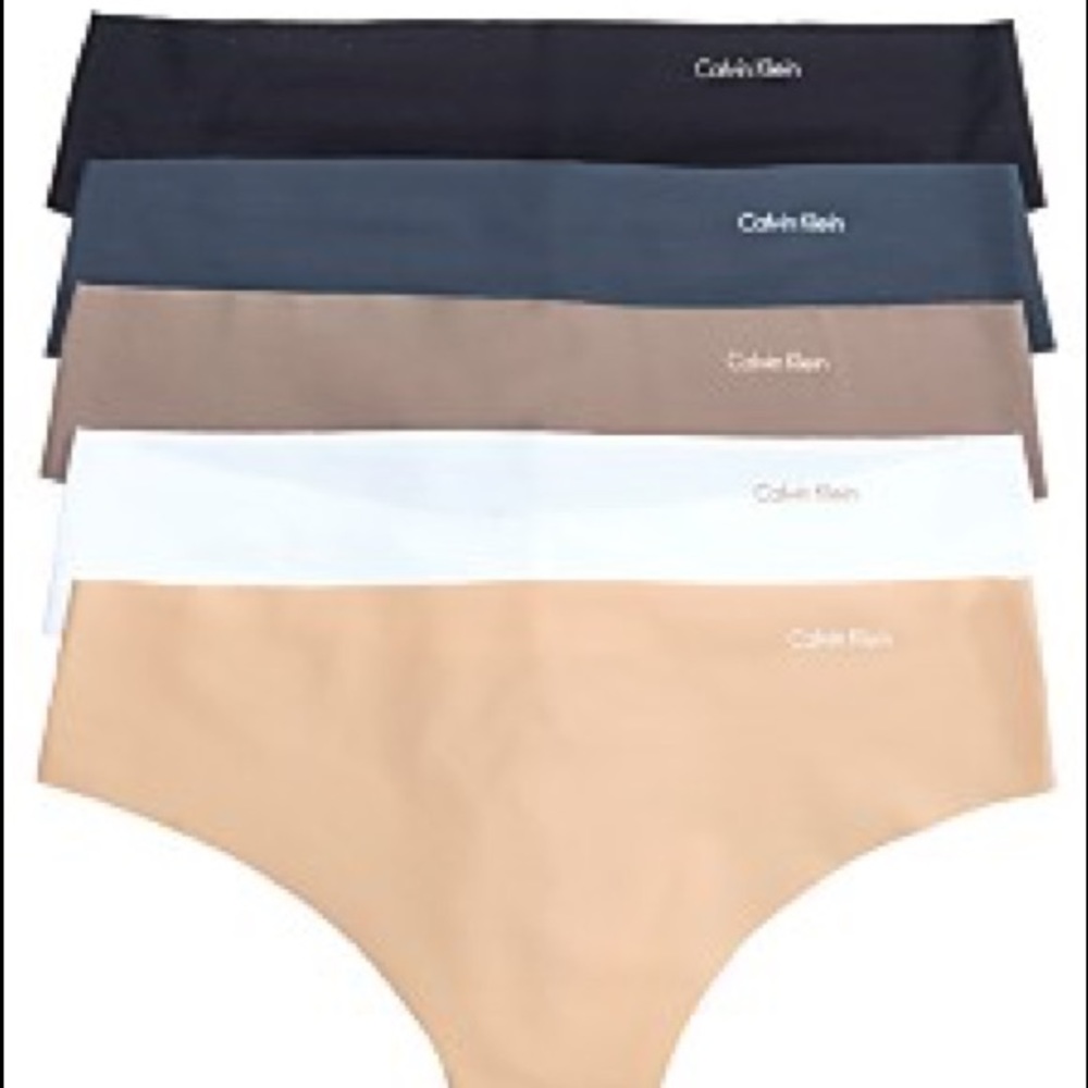 Set of 5 CALVIN KLEIN THONGS!