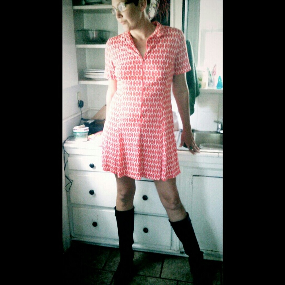 Vintage Patterned Casualmaker by Sy Frankl dress