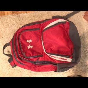 Great Condition pink underarmour backpack
