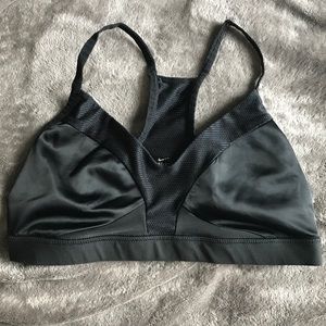 Nike satin sports bra