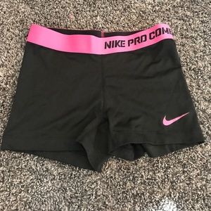 Nike pro combat dri fit compression shorts