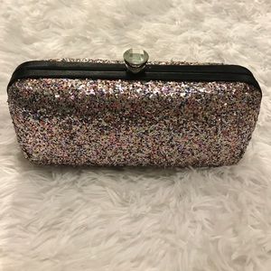 Betsey Johnson Glitter Clutch