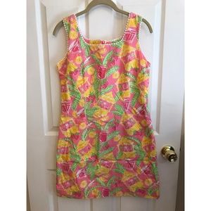 Lilly Pulitzer White Tag Juice Stand Shift Dress