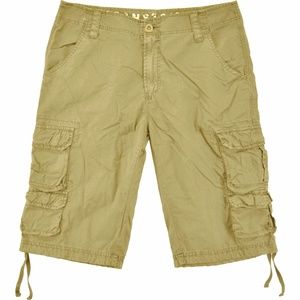 Mens Cargo Shorts #818s-Stone