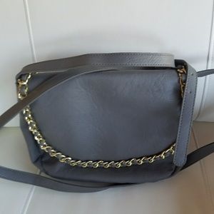 Grey Cross body handbag