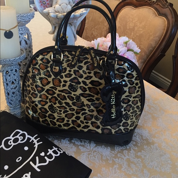 Hello Kitty Handbags - Hello Kitty leopard print bag