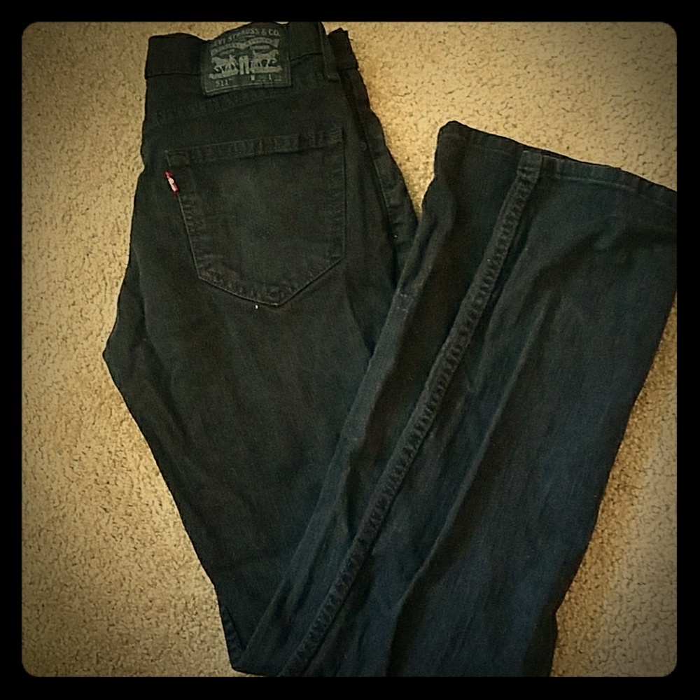 Levi skinny 511 black jeans mens 29x32