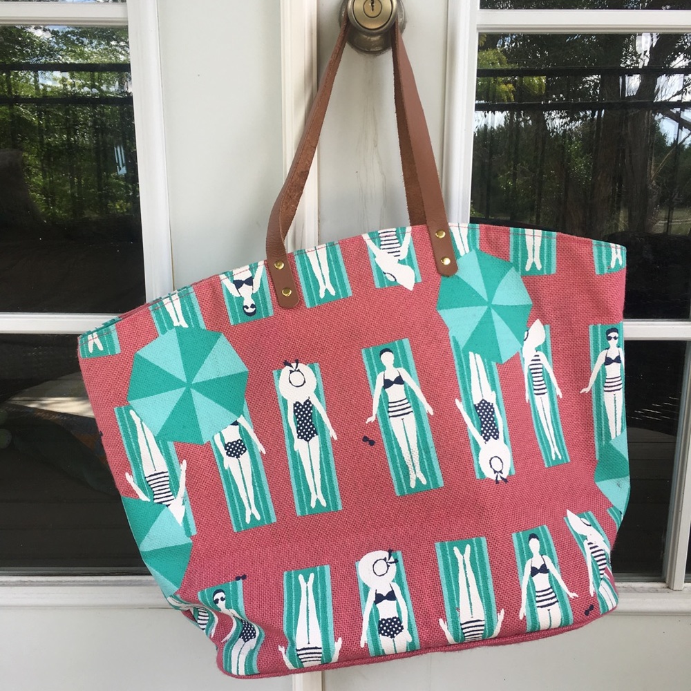 Mudpie beach bag EUC