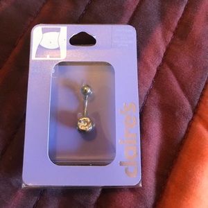 NEW silver belly ring