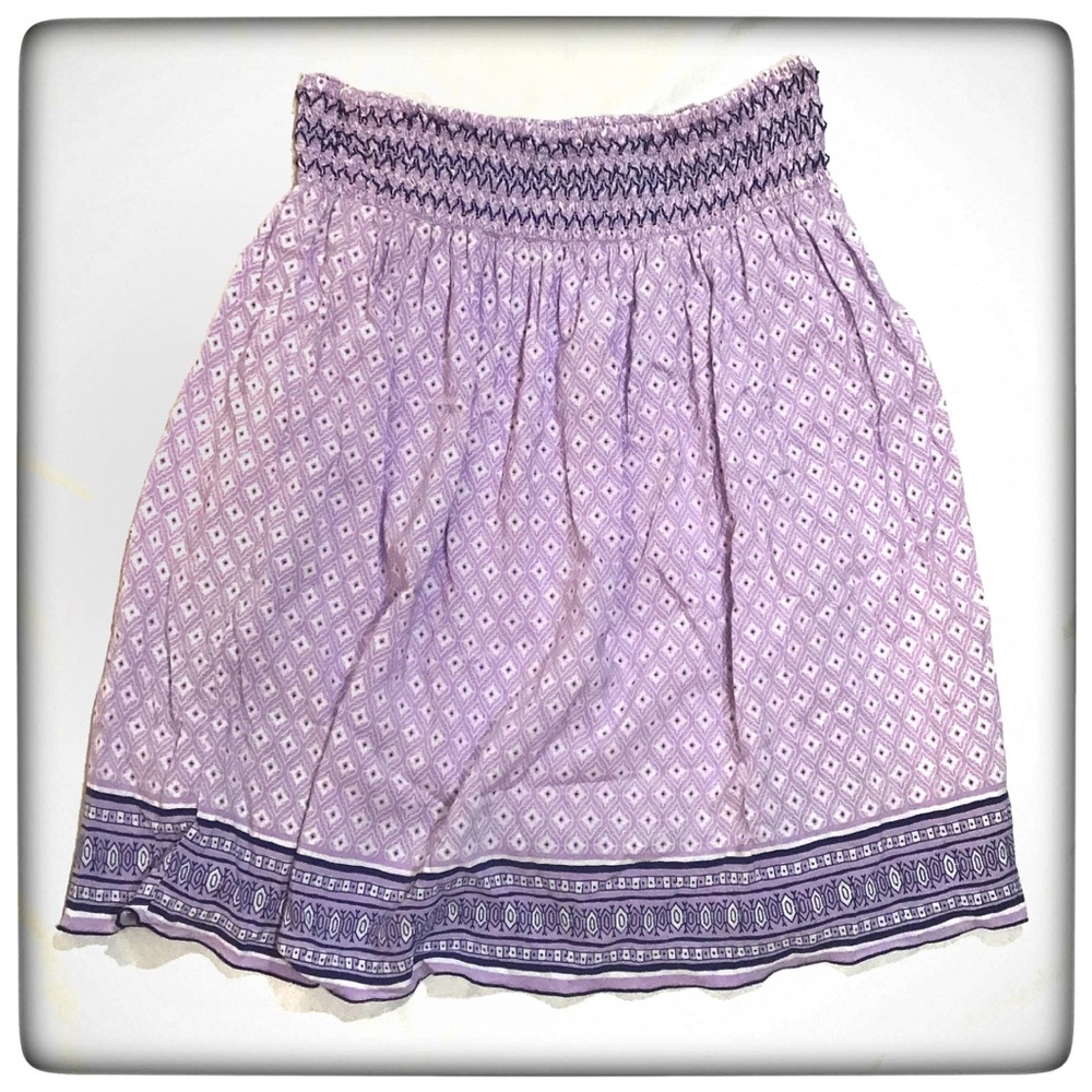 Old Navy Girls Lavender & Purple Rayon Skirt