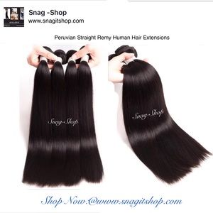 Straight Remy Human Hair Extensions