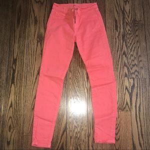 J BRAND: tangerine skinny jeans