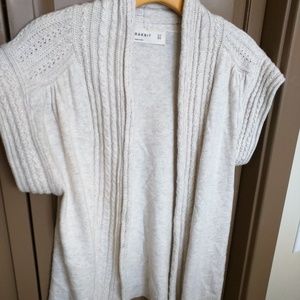 Short sleeve open cardigan #zara