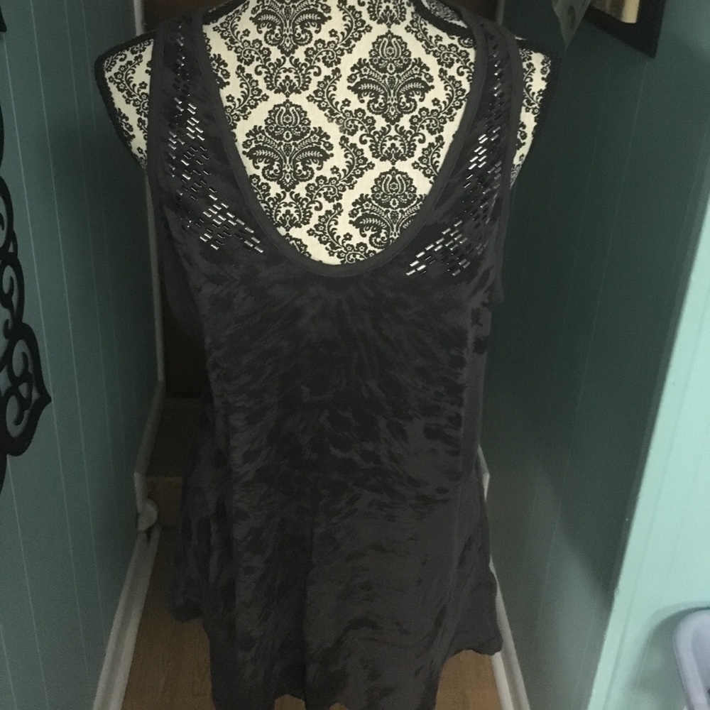 Tank Top with Embellishments