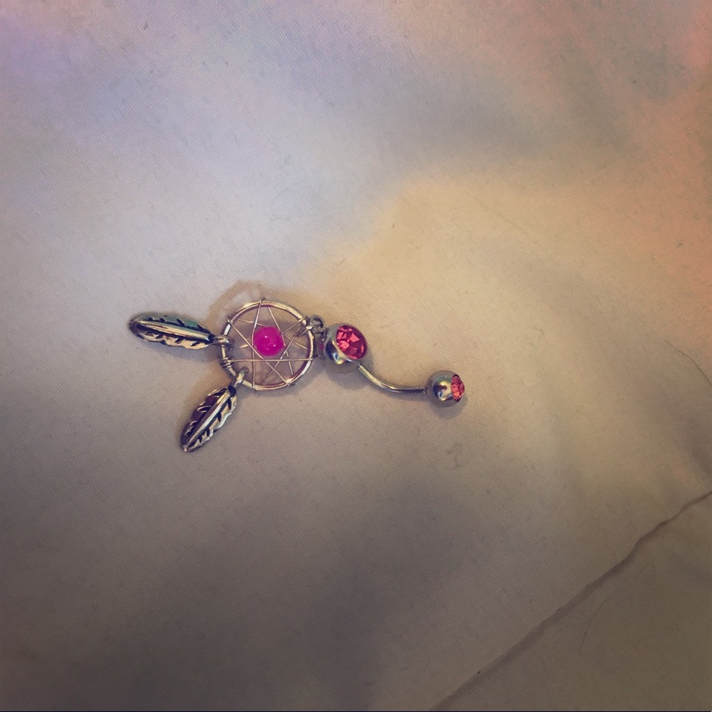 NEW stainless steel bellybutton ring
