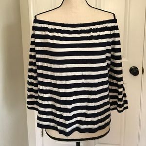 Off the shoulder J. Crew top