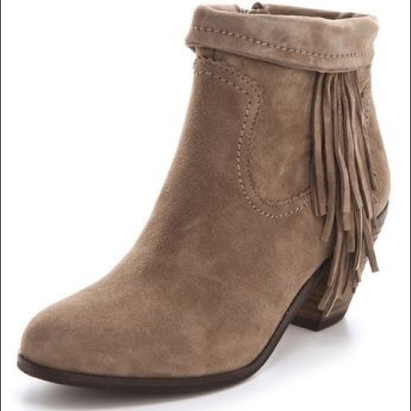 Sam Edelman Shoes - Sam Edelman Fringe Booties 8.5