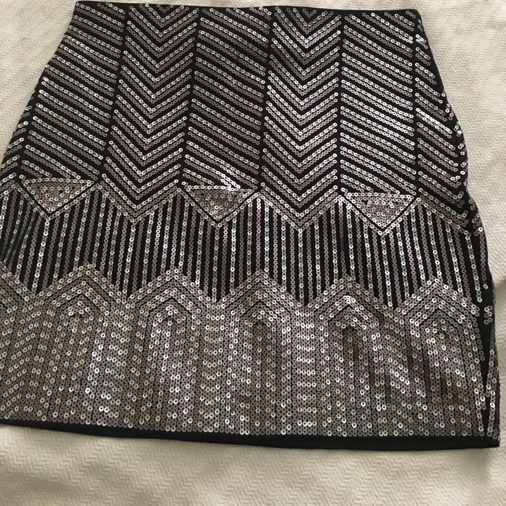 Fun and sexy glitter mini skirt