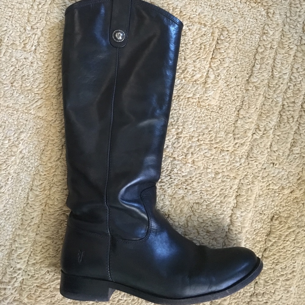 Black Melissa Button boots