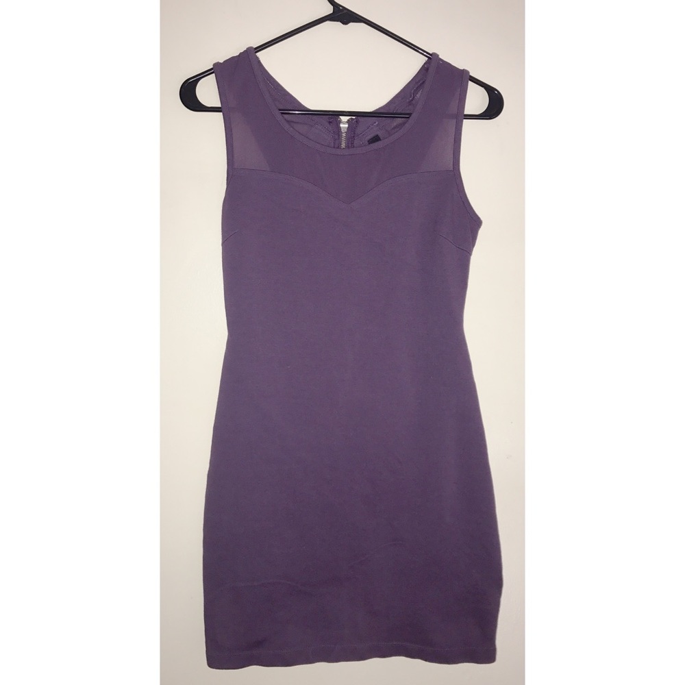 Form Fitting Purple Guess Dress