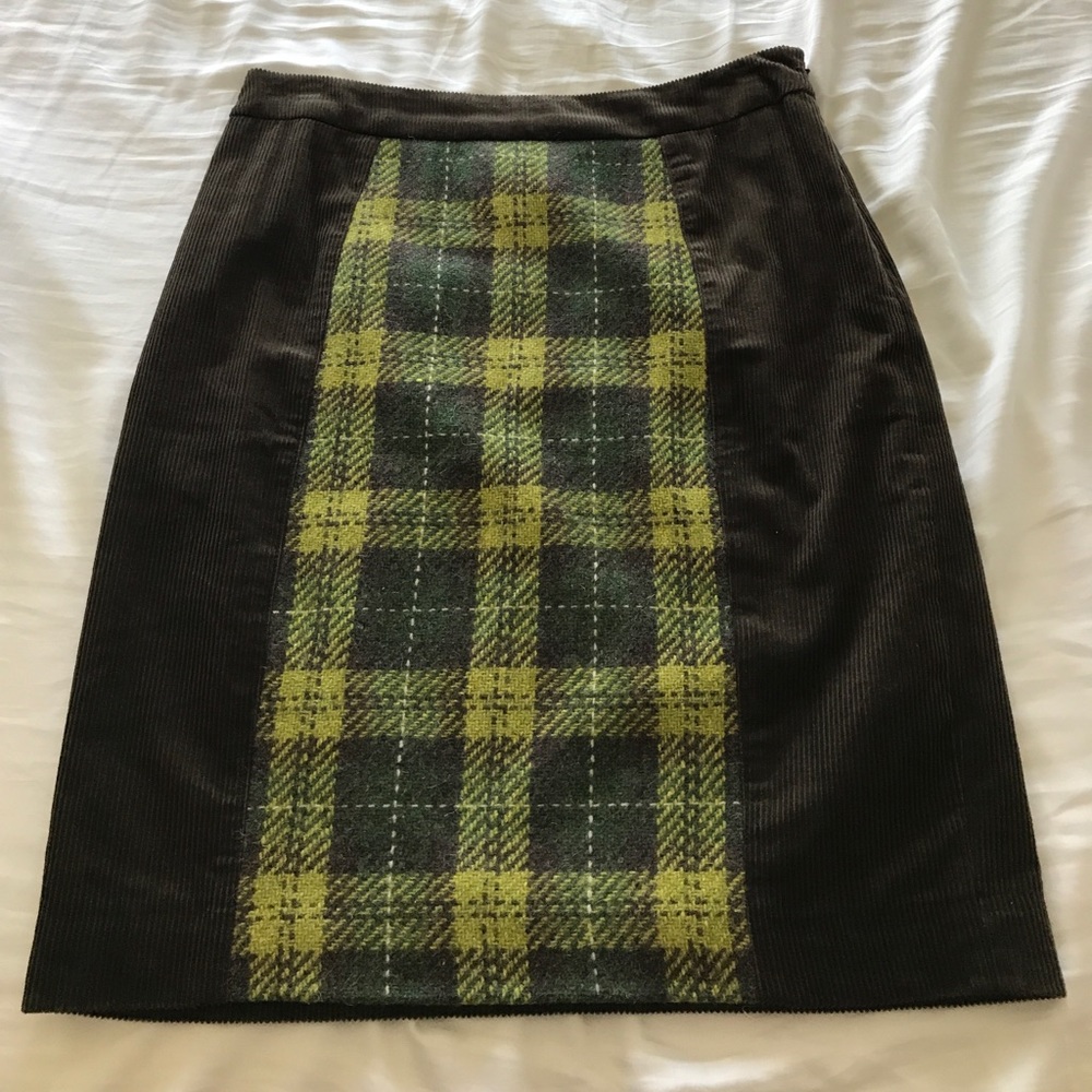 Corduroy Pencil Skirt
