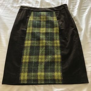 Corduroy Pencil Skirt